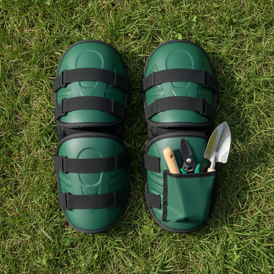 Garten-Kniepolster mit Werkzeugtasche