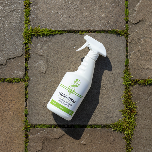 Moosentferner Spray – Für Terrasse & Gehweg